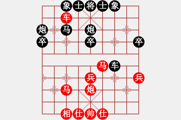 象棋棋譜圖片：金橋居士(6段)-勝-晟珍明(1段) - 步數(shù)：40 