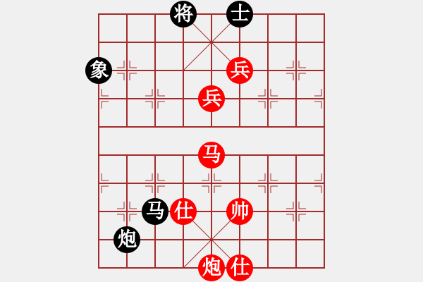 象棋棋譜圖片：棋局-4444 RC - 步數(shù)：70 