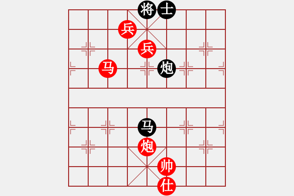 象棋棋譜圖片：棋局-4444 RC - 步數(shù)：90 