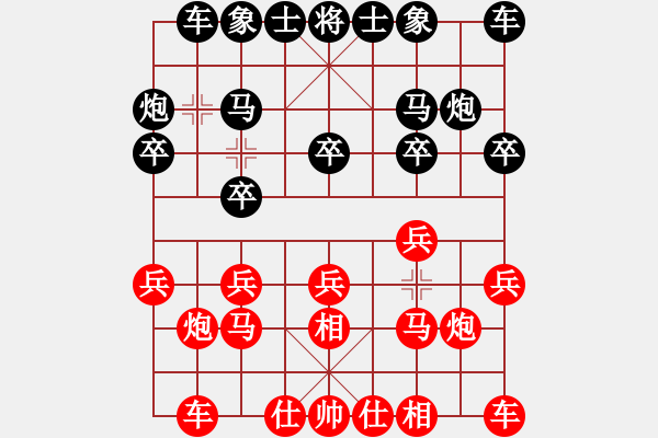 象棋棋譜圖片：旺蒼縣隊(duì) 聶緒榮 負(fù) 城建系統(tǒng) 毛隆云 - 步數(shù)：10 