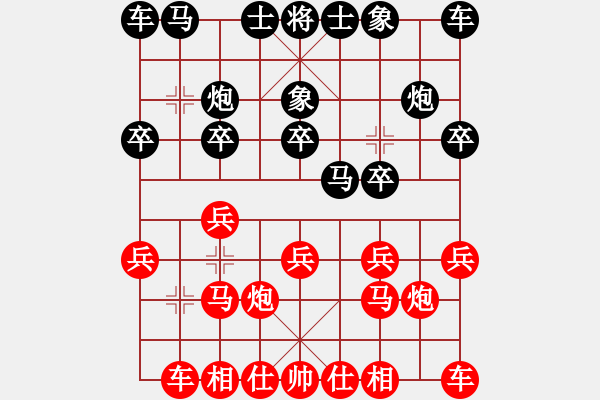 象棋棋譜圖片：臭棋摟子張殺大師[1039819559]負滴水穿石佛[423375394] - 步數(shù)：10 