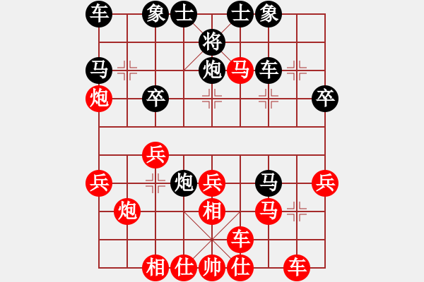 象棋棋譜圖片：昆侖 勝 大智若愚(業(yè)八一) A28 飛相轉(zhuǎn)屏風(fēng)馬對左中炮 - 步數(shù)：25 