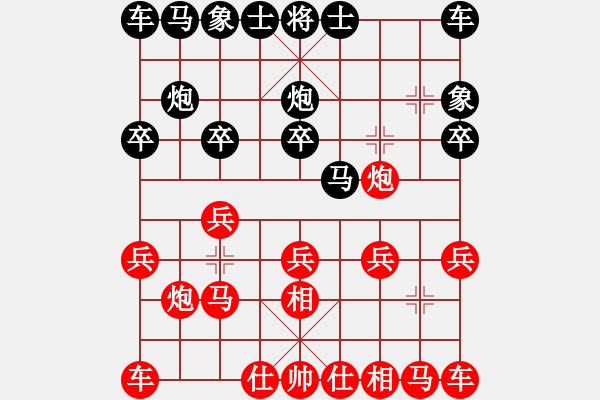 象棋棋谱图片：孟辰 先和 张申宏 - 步数：10 