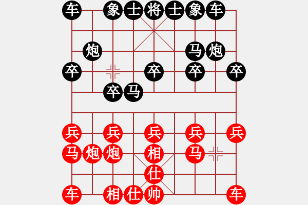 象棋棋譜圖片：愛(ài)中華之金鉤炮專(zhuān)輯《65》先勝新酷帥6-3 - 步數(shù)：10 