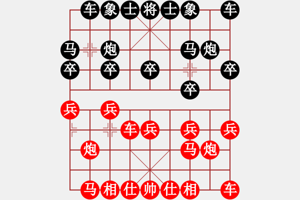 象棋棋譜圖片：單核小軟(9段)-和-走時一身光(9段) - 步數(shù)：10 