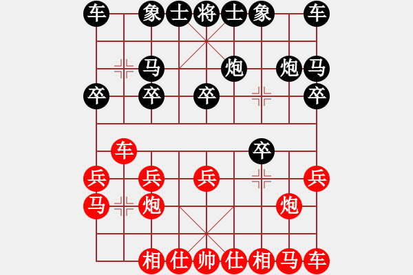 象棋棋谱图片：欧阳琦琳 先胜 董波 - 步数：10 