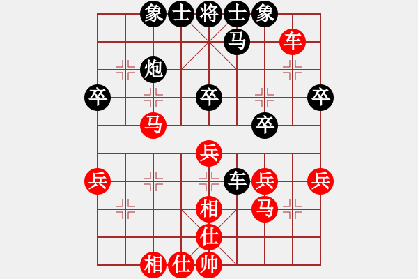 象棋棋譜圖片：汗英(9級(jí))-負(fù)-望月一號(hào)(1段) - 步數(shù)：40 