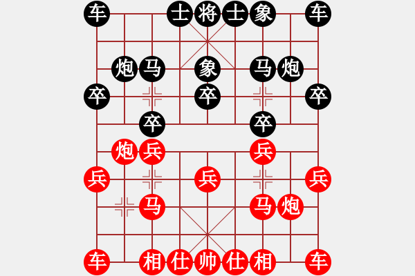 象棋棋譜圖片：棋友-魚鳥[575644877] -VS- 野風(fēng)樹樁盆景[584972231] - 步數(shù)：10 