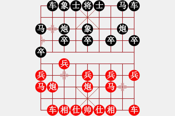 象棋棋譜圖片：livermore(5段)-勝-忐上忑下(8段) - 步數(shù)：10 