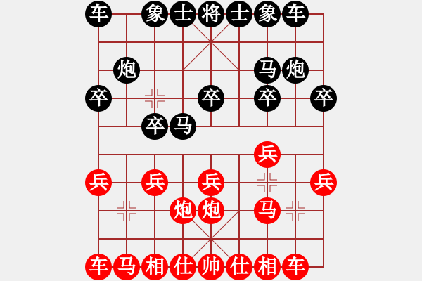 象棋棋譜圖片：四面楚哥[804109633] -VS- 戰(zhàn)不敗[784585721] - 步數(shù)：10 