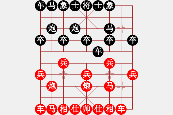 象棋棋譜圖片：縱橫江湖[8-1] 先負 閑云野鶴[7-3] - 步數(shù)：10 