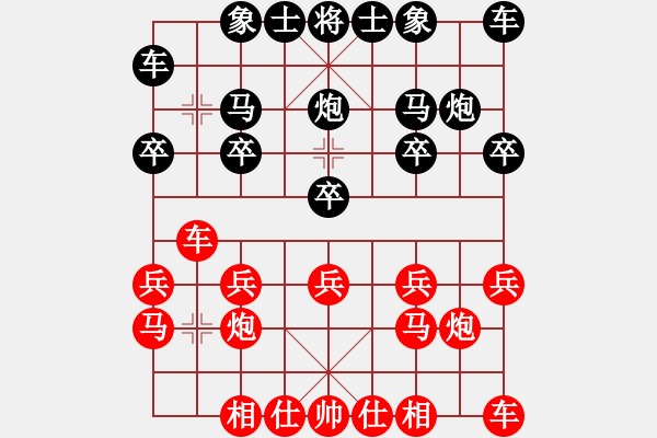 象棋棋譜圖片：憂郁的神話[363350321] -VS- 橫才俊儒[292832991] - 步數(shù)：10 