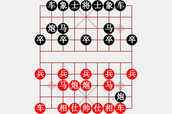 象棋棋譜圖片：孤獨求敗[紅] -VS- 戰(zhàn)神大官人[黑] - 步數(shù)：10 