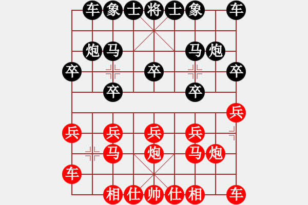 象棋棋谱图片：韩传明 先负 蒋川 - 步数：10 