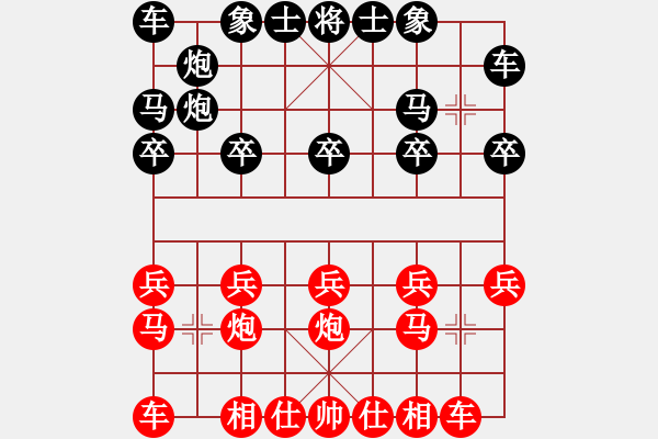 象棋棋譜圖片：紫微天相[376003825] -VS- 股海無神[1277895069] - 步數(shù)：10 