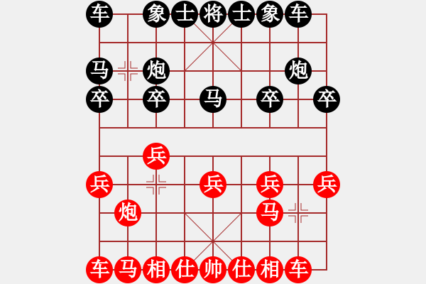 象棋棋譜圖片：劉文 先勝 胡智慧 - 步數(shù)：10 