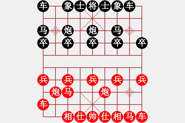 象棋棋譜圖片：御駕親征 - 步數(shù)：10 