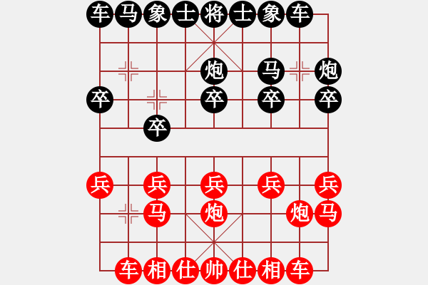 象棋棋譜圖片：邱亮 先勝 RAMO - 步數(shù)：10 