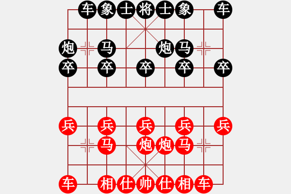 象棋棋譜圖片：小陸[1269043257] -VS- ?兔豬賽跑 [1309888648] - 步數(shù)：10 