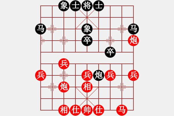 象棋棋譜圖片：晉中象棋協(xié)會(huì) 張彥盛 勝 大同 白靜玉 - 步數(shù)：30 