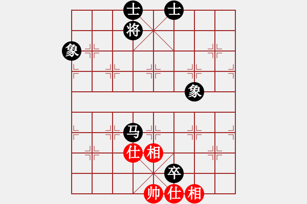 象棋棋譜圖片：車馬對頭兵對單車士象全 - 步數(shù)：200 