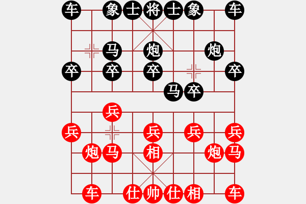 象棋棋譜圖片：廣州鐵路局吳建宏（負）工程總公司黃明昌 - 步數(shù)：10 