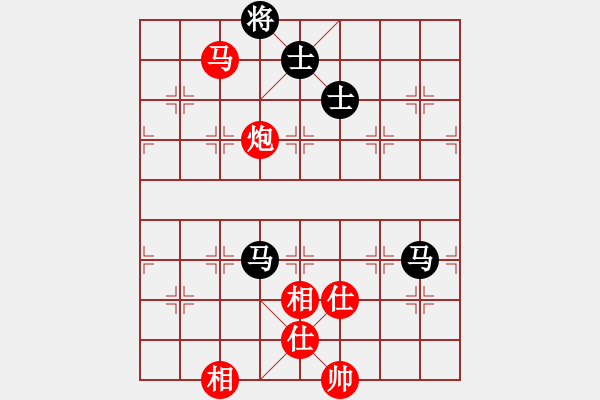 象棋棋譜圖片：2023.1.3.6中級場先和巧妙利用棋規(guī) - 步數(shù)：100 