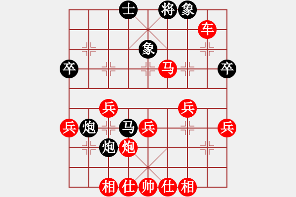 象棋棋譜圖片：清遠(yuǎn)市團(tuán)體賽第一臺陳健纘先勝羅浩龍 - 步數(shù)：60 