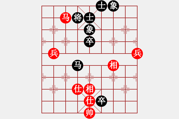 象棋棋谱图片：luxirui00[红先和] -VS- 池中清水[黑] 过宫炮对进左马 - 步数：90 