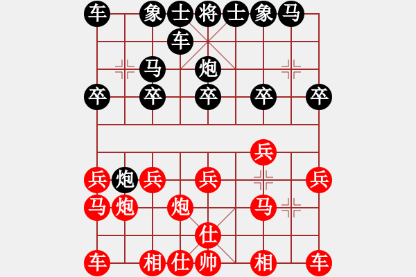 象棋棋譜圖片：岳王槍 對 華山堅刀 - 步數(shù)：10 