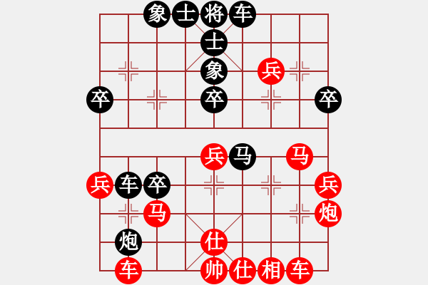 象棋棋譜圖片：風(fēng)聲再起(2段)-勝-老虎王厲害(3段) - 步數(shù)：40 