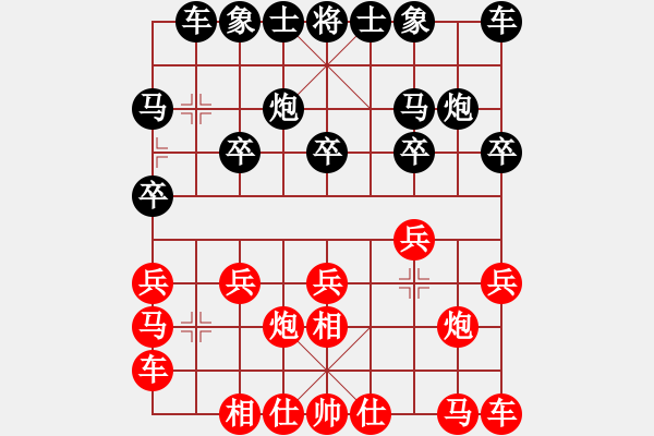 象棋棋譜圖片：百花園女子棋社 百花苗苗 先勝 大師群樺 - 步數(shù)：10 