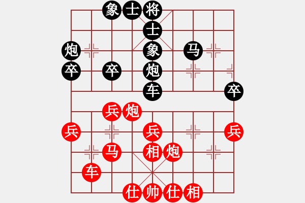 象棋棋譜圖片：goof(9星)-負(fù)-悟空(天罡) - 步數(shù)：40 