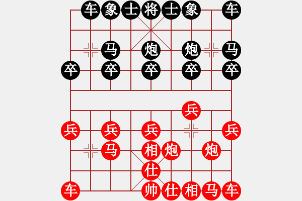 象棋棋譜圖片：第三屆　林中貴六段　先勝　象棋世家(人腦VS電腦象棋大賽) - 步數(shù)：10 