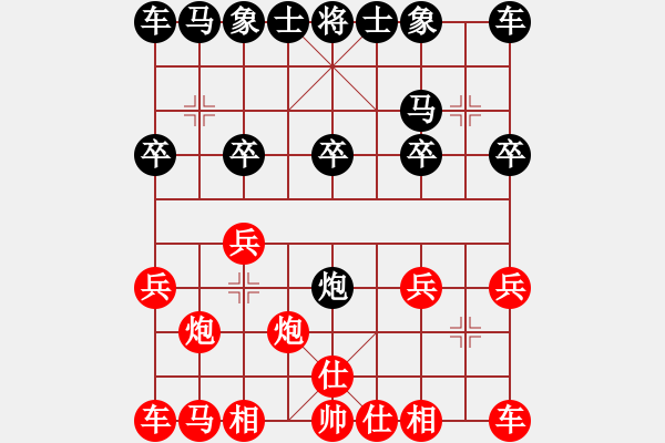 象棋棋譜圖片：第四輪安陽(yáng)王宴卿先和洛陽(yáng)周宗磊 - 步數(shù)：10 