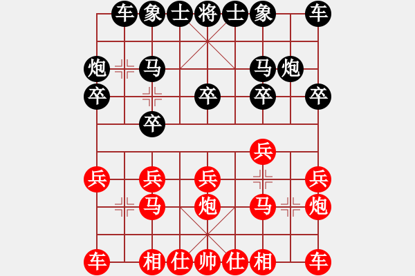 象棋棋譜圖片：吉祥如意符(4段)-負(fù)-東方不贏(yíng)(7段) - 步數(shù)：10 