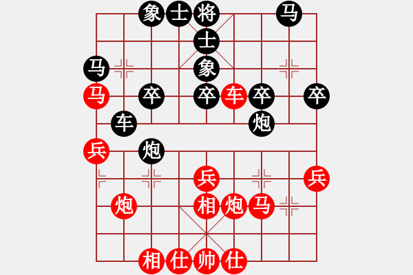 象棋棋譜圖片：酒蟲(chóng)子(8段)-和-寶坻大刀(9段) - 步數(shù)：40 