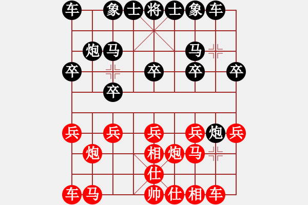 象棋棋譜圖片：2021.1.18.1后勝喬彥海 - 步數(shù)：10 