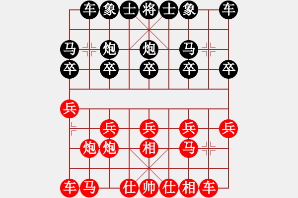 象棋棋譜圖片：棋緣閣；人生[1023681767] 先負(fù) 芳棋(純?nèi)讼缕?[893812128] - 步數(shù)：10 