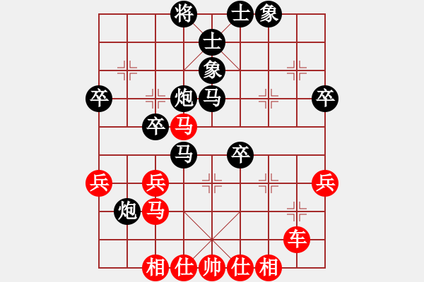 象棋棋譜圖片：永康象培(4段)-負(fù)-瑞金謝敏瑩(3段) - 步數(shù)：40 