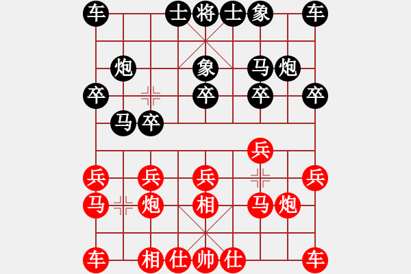 象棋棋譜圖片：楊光德 先負 向育華 - 步數(shù)：10 