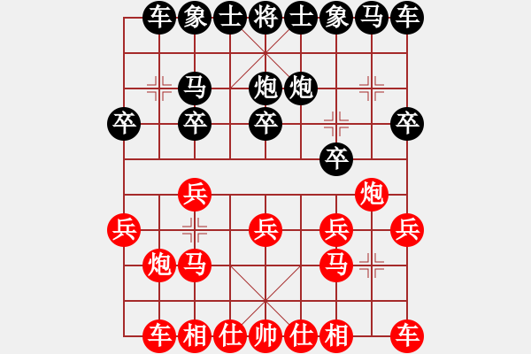 象棋棋譜圖片：君子蘭[1228026643] -VS- 深山云霧 [1220963862] - 步數(shù)：10 