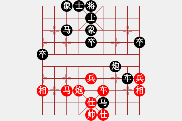 象棋棋譜圖片：thuday(3段)-負(fù)-非洲軍團(tuán)(1段) - 步數(shù)：50 