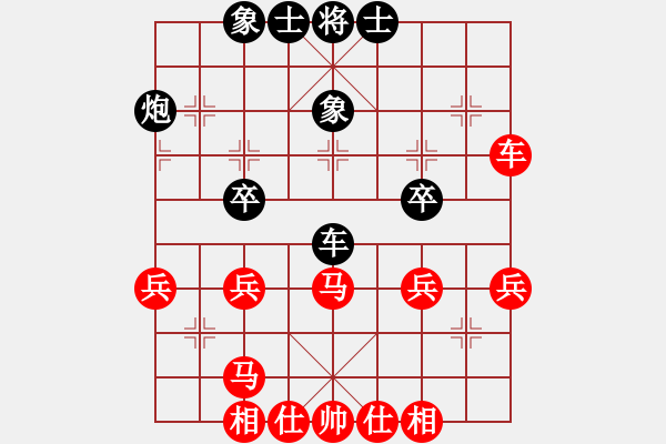 象棋棋譜圖片：1 - 步數(shù)：40 