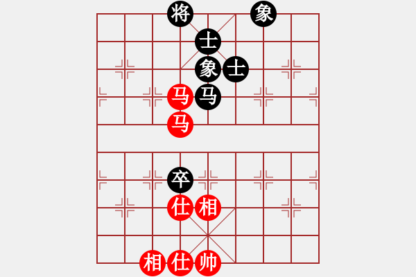 象棋棋譜圖片：成都 孟辰 和 深圳 宿少峰 - 步數(shù)：100 