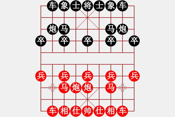 象棋棋譜圖片：. - 步數(shù)：10 