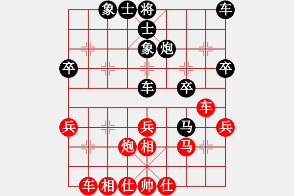 象棋棋譜圖片：3083232(草民) 勝 3090082(草民) - 步數(shù)：30 