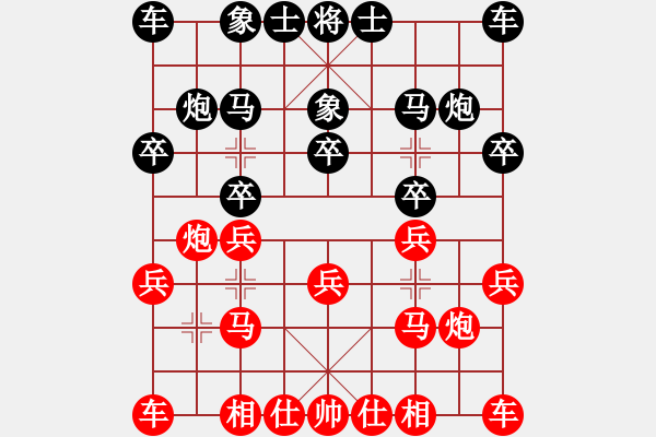 象棋棋譜圖片：風花仙子VS大師群樺(2013-1-9) - 步數(shù)：10 