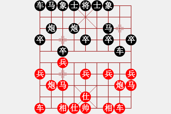 象棋棋譜圖片：水木精華(2段)-負(fù)-河塘月色(9級(jí)) - 步數(shù)：10 