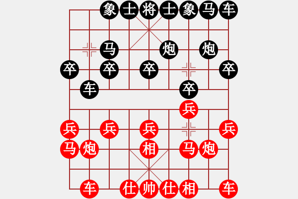 象棋棋譜圖片：362局 A30- 飛相對左過宮炮-小蟲 名手引擎23層(2637) 先勝 司馬懿(2350) - 步數(shù)：10 